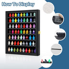 Minifigure Display Case - Building Block Toy Large Black