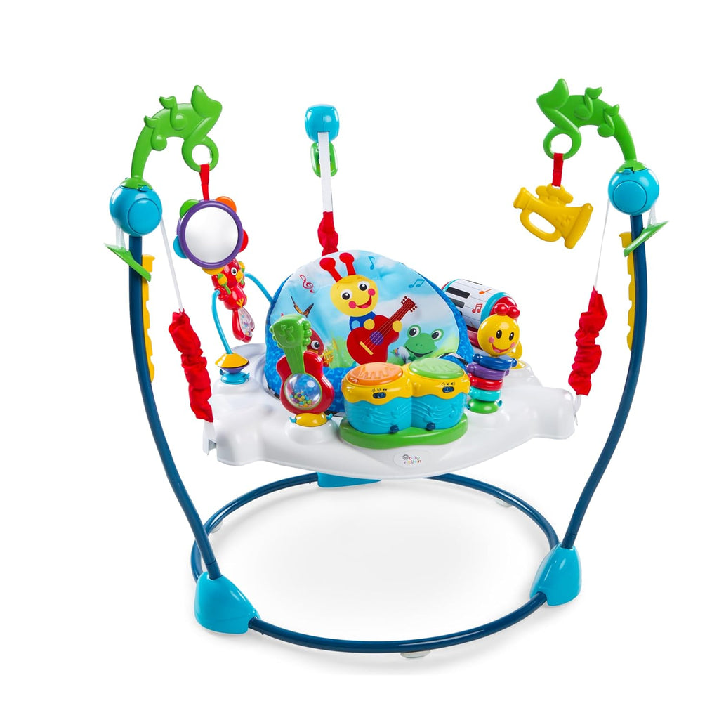 Neighborhood Symphony Activity Baby Jumper Activity Center, Infant Entertainer with Lights and Melodies, Age 6 Months