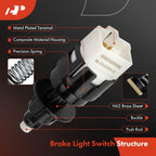 A-Premium Brake Light Switch Lamp Compatible with Mitsubishi
