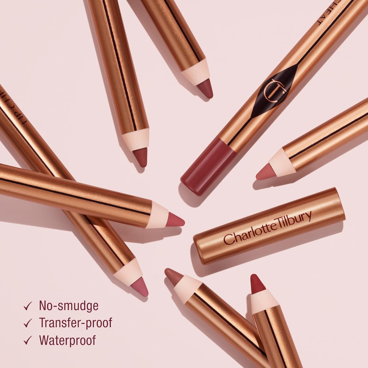 Lip Cheat Lip Liner Pencil - Gives Lips a Fuller-Looking, Defined Pout - Enriched with Jojoba Oil & Hyaluronic Acid