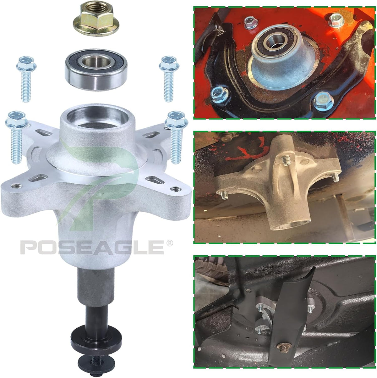 3 Pcs 121-0751 Spindle Assembly for Toro SS5000 SS4225 SS4235 Deck