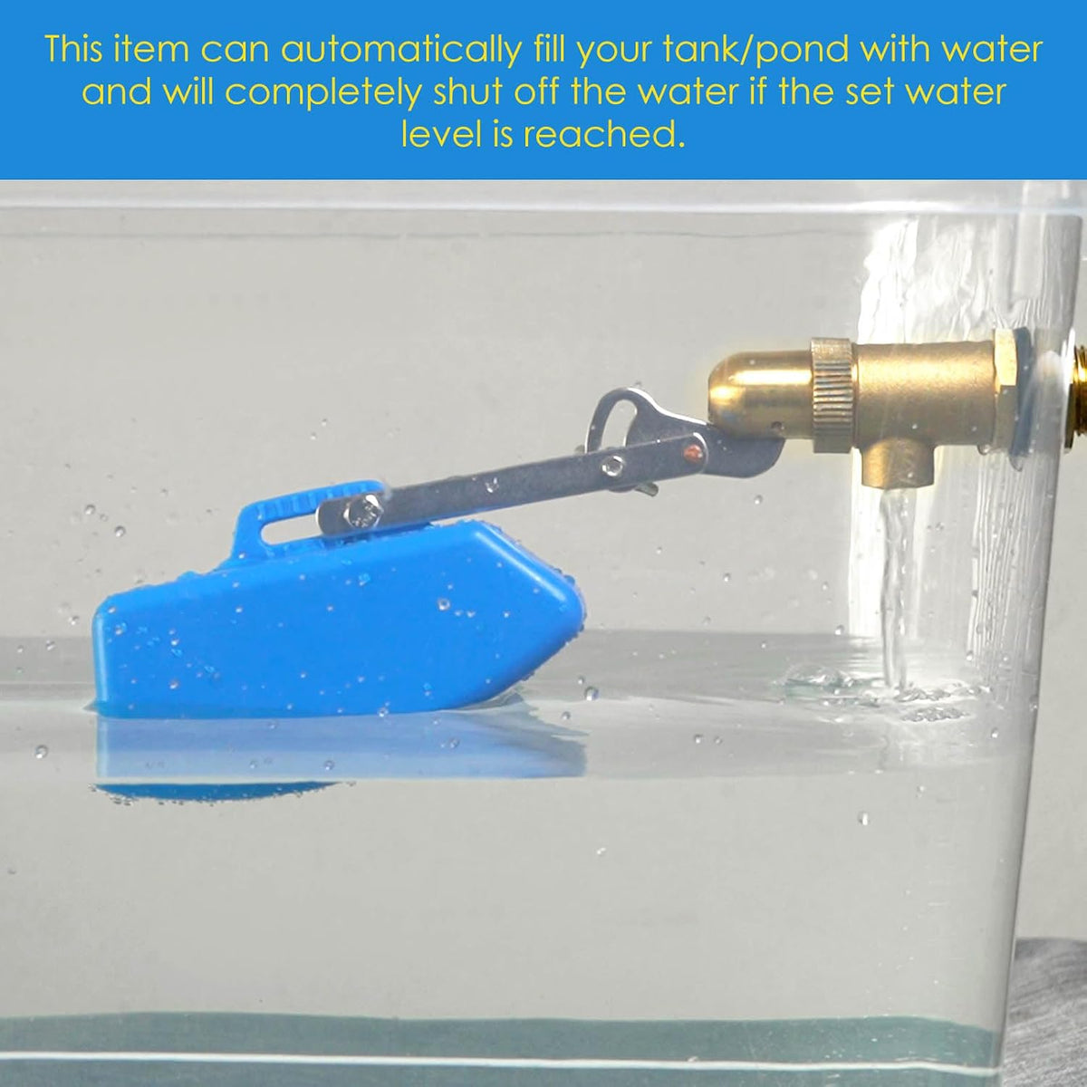 2 Pcs Brass Float Valve 3/4 Inch, Water Tank Float Valve Auto Fill