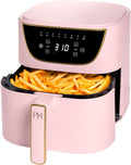 6-Quart Air Fryer, Nonstick Basket Made Without PFAS, Touchscreen, 8-in-1 (Fry, Roast, Broil, Bake, Reheat, Keep