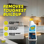 Cooktop Cleaning Kit, 10 oz Bottle, Scraper, Tool & Pad