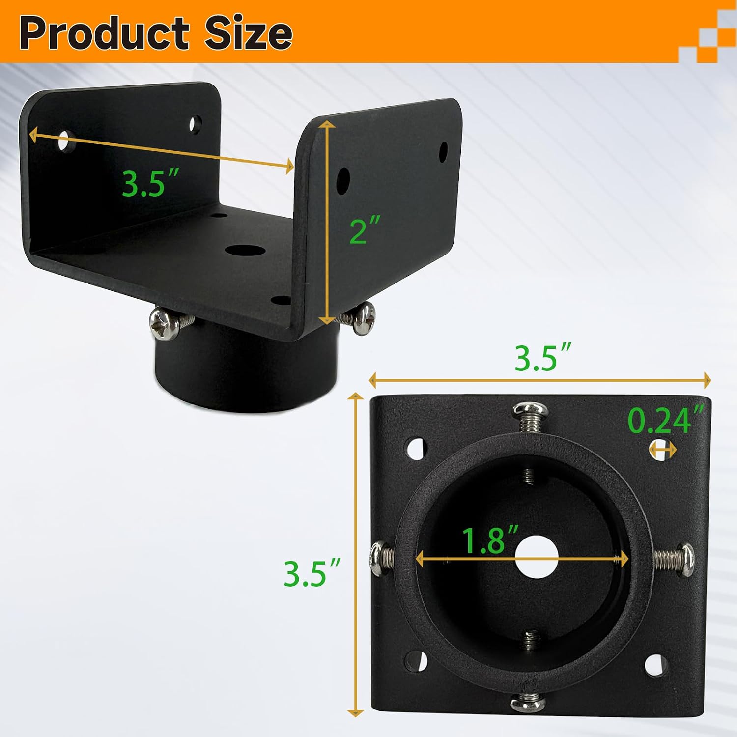 U-Shaped Bottle Jack Post Adaptor for 4x2, 4x4, 4x6 Wood Beams, U-Head Heavy-Duty Steel Stand