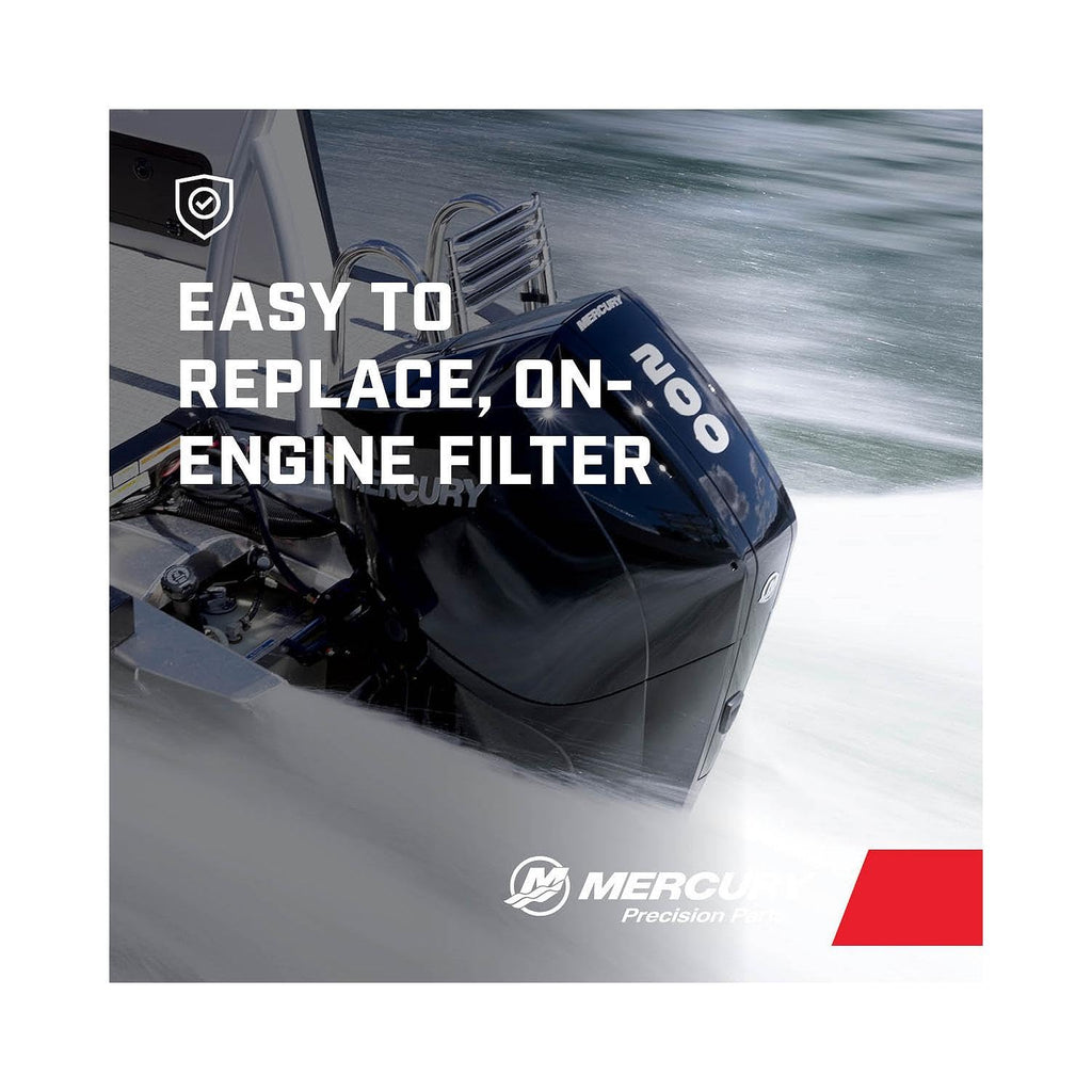 Mercury 8M0106635 On-Engine Water Separating Fuel Filter for V6 and V8 FourStroke Outboards