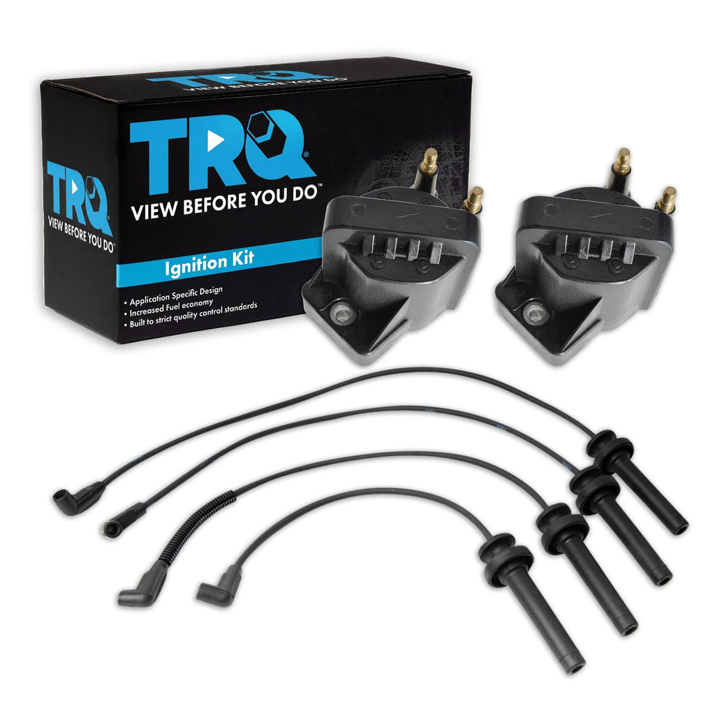TRQ Ignition Coil & Spark Plug Kit 3 Piece