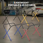 Portable Work Stand 2PACK, 750 LBS Folding Work Bench for Bumpers & Fenders