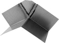 Roof Ridge Cap Flashing System - Roof to Wall Metal Ridge Cap Flashing - Metal Ridge Flashing End Cap - Roof Seal for
