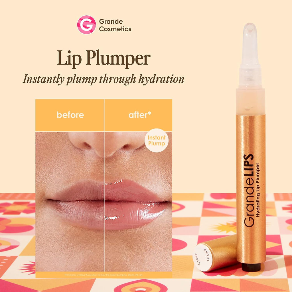GrandeLIPS Hydrating Lip Plumper - for Fuller-Looking, Hydrated Lips