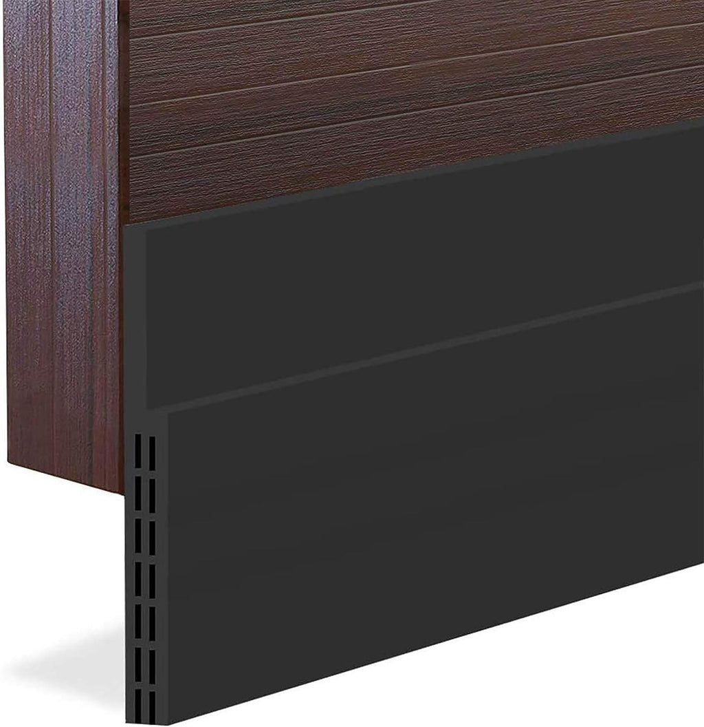 [New Upgrade] Huge Gap Door Draft Stopper, 3.4" W Widened Door Sweep Seal Gap Up to 1.8" for Interior & Exterior