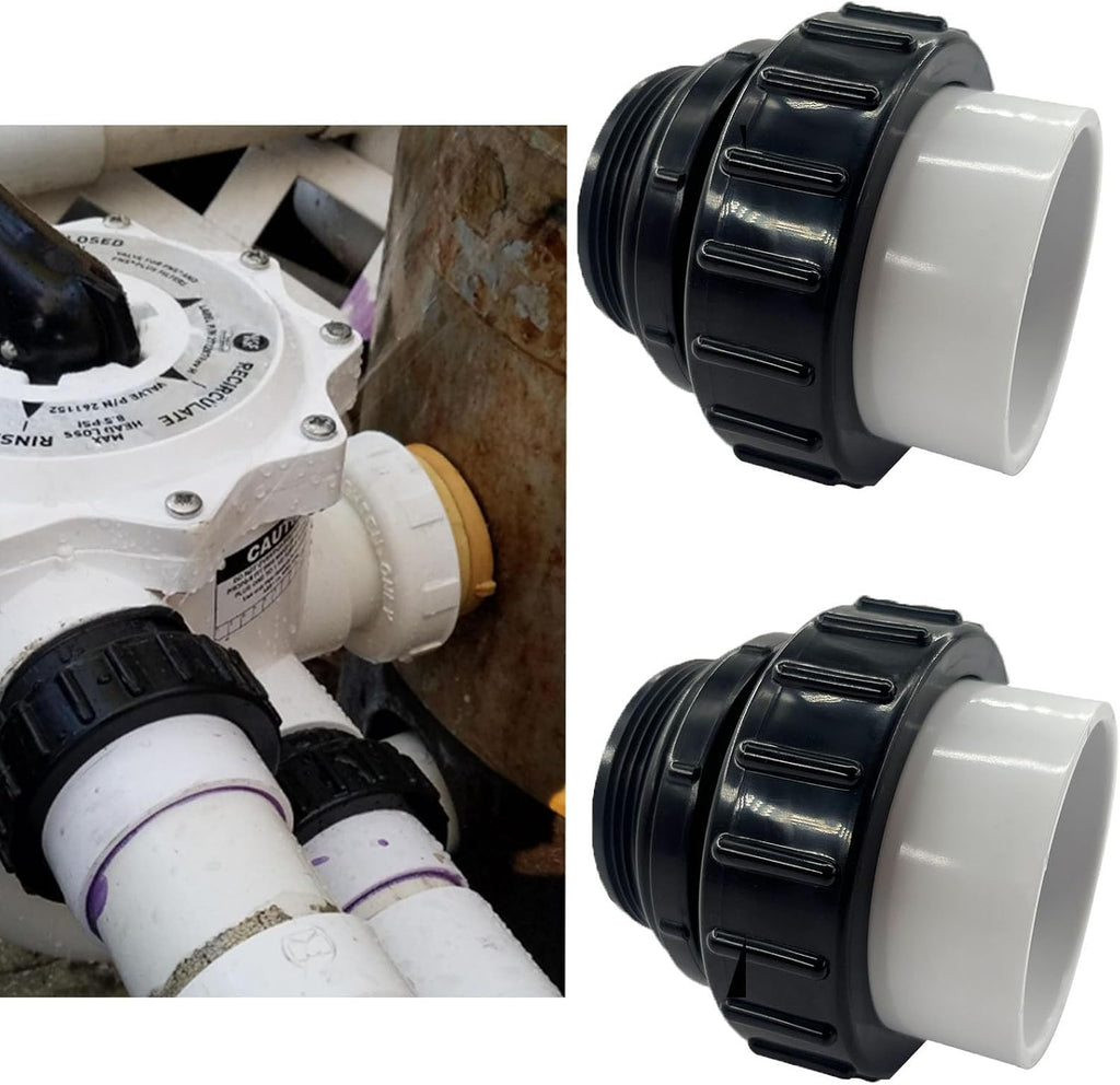 21063-200-000 2" MIP x 2" PVC Hi Temp Union 2 pack