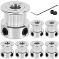 6 Pack GT2 Timing Belt Pulley 20 Teeth,6mm bore,synchronous Pulley