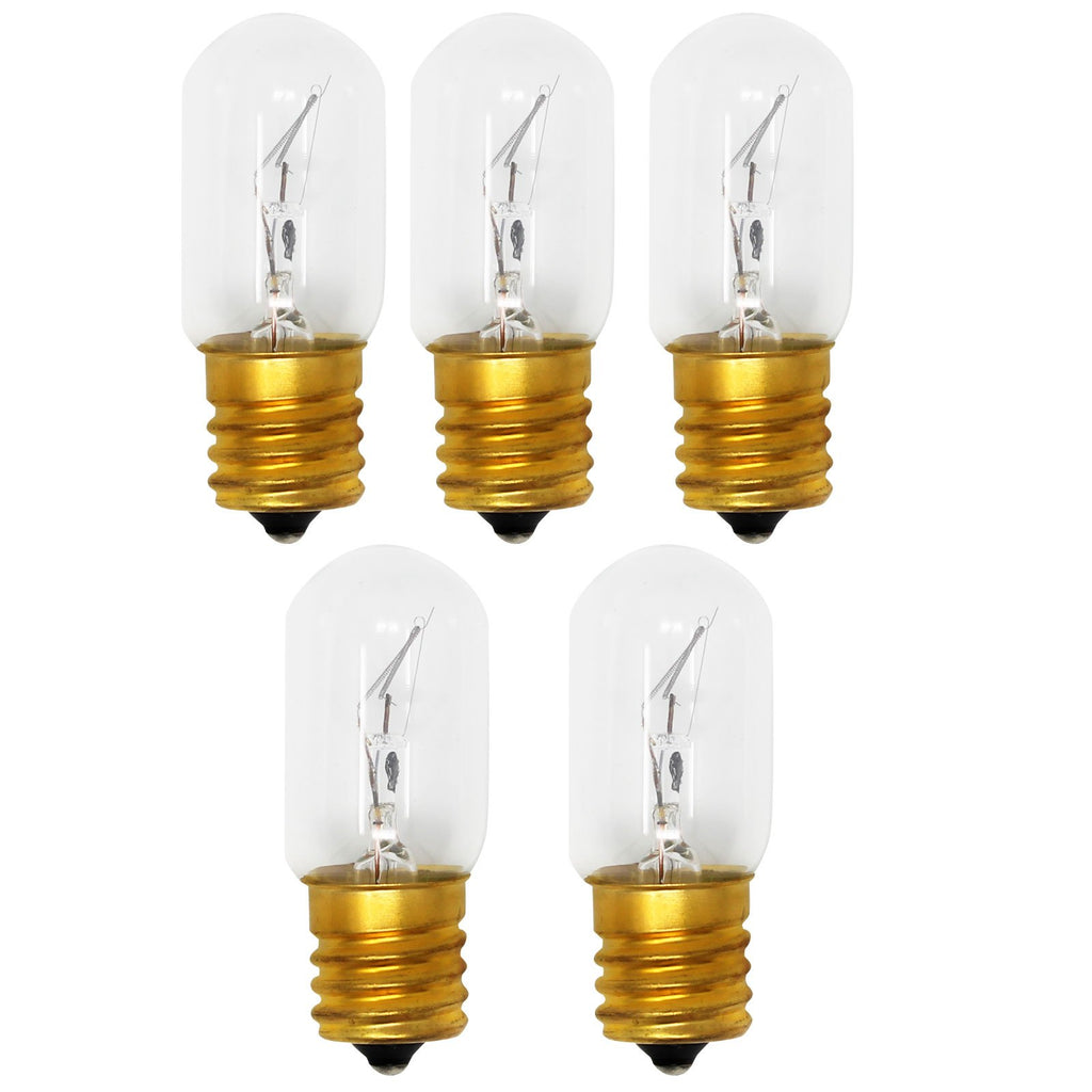 5-Pack Replacement Light Bulb for Whirlpool WMH31017AS1 Microwave