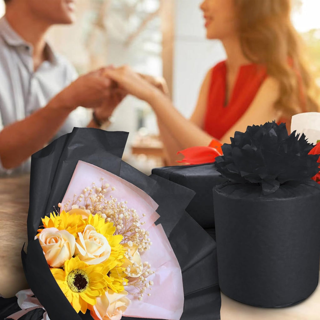100 Sheets White Tissue Paper 20x14 Inches