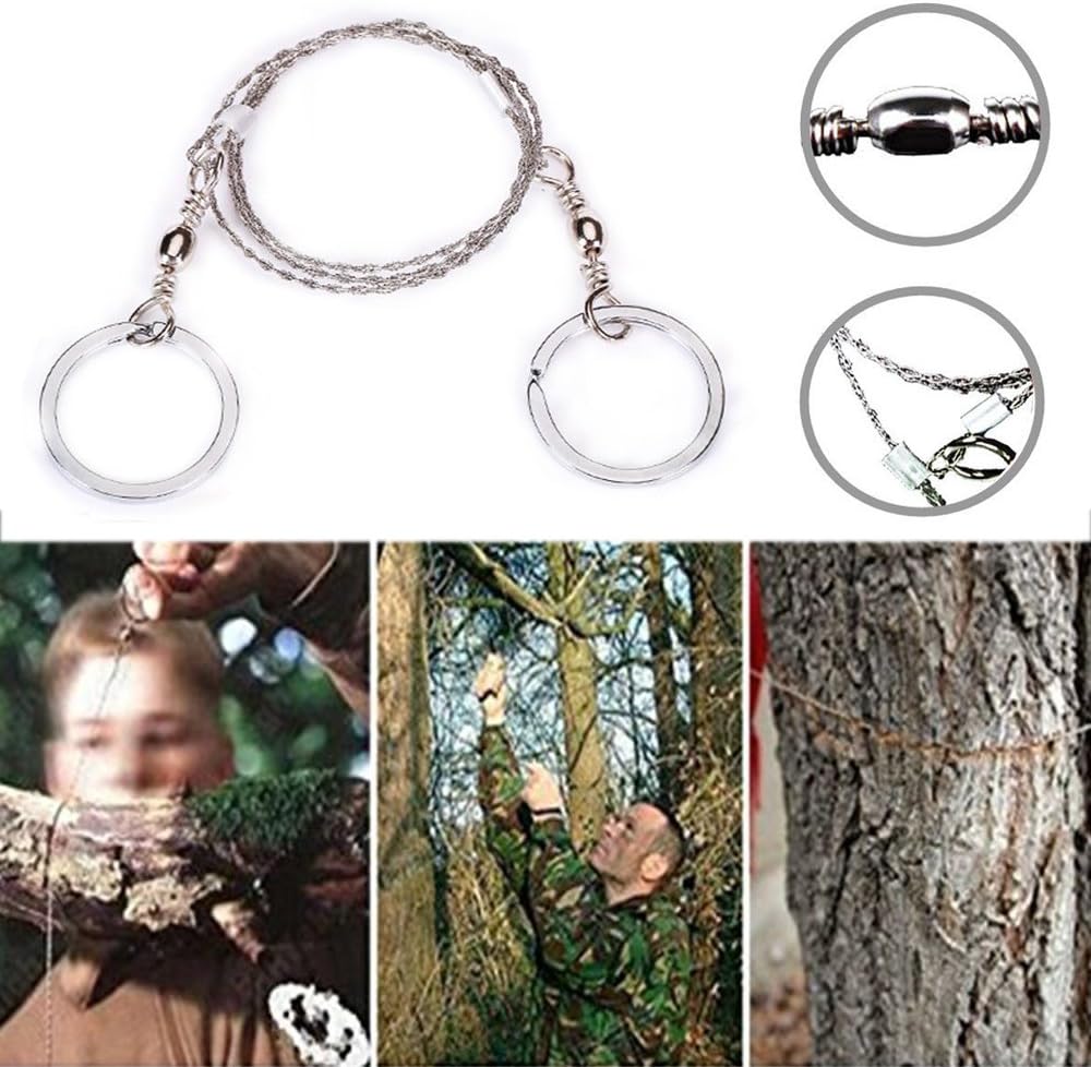 Outdoor Survival Kit 7 in 1,Mini Emergency Survival Gear Small Camping Equipment Pocket Tool Gadgets Stocking