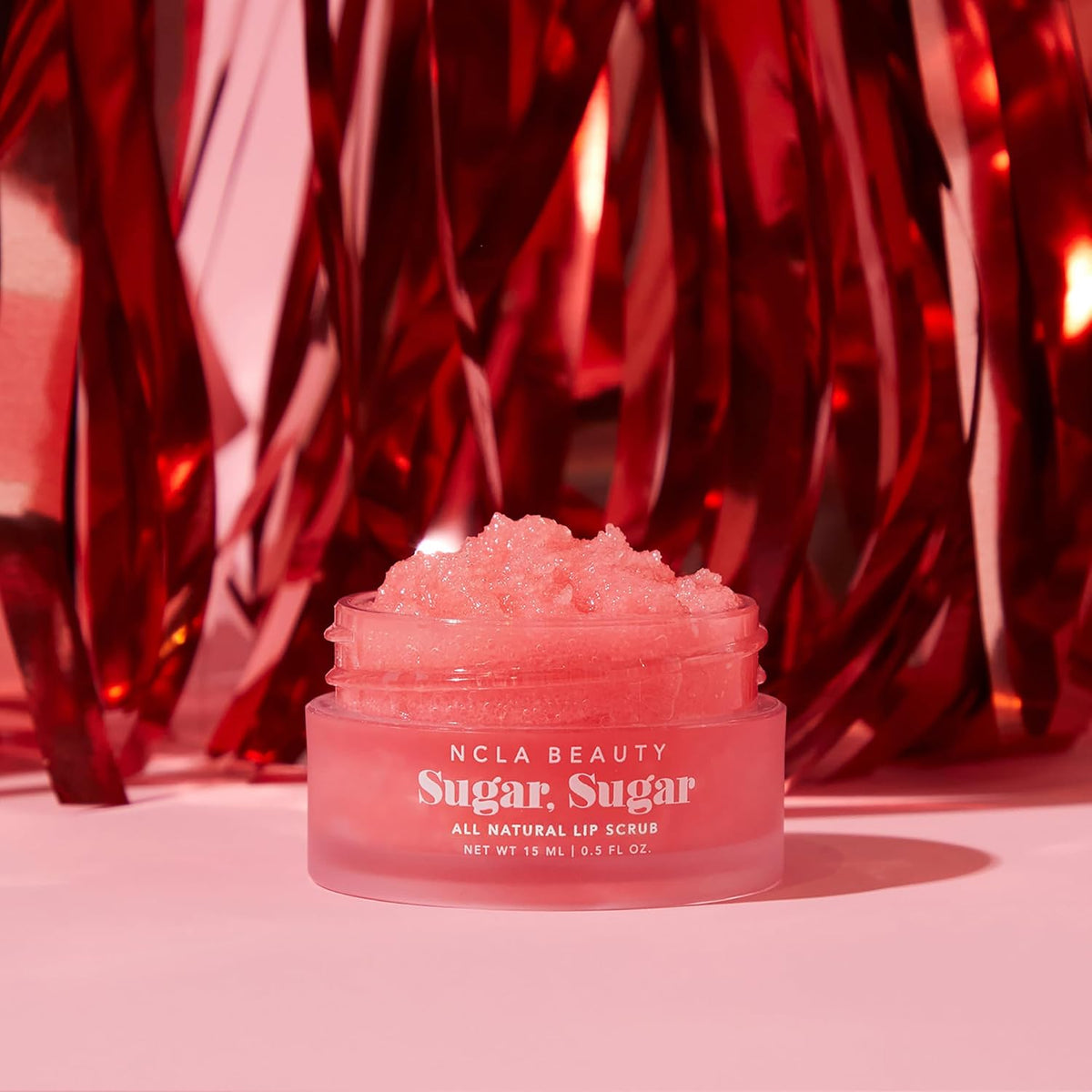 Sugar All Natural Lip Scrub, Pink Champagne, 0.5 oz