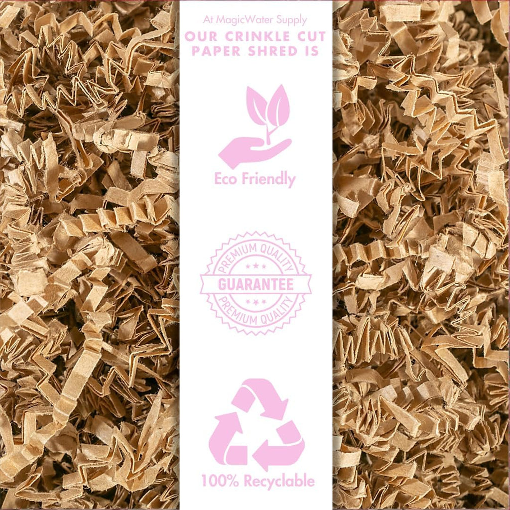 Crinkle Cut Paper for Gift Basket - 10LB - Kraft