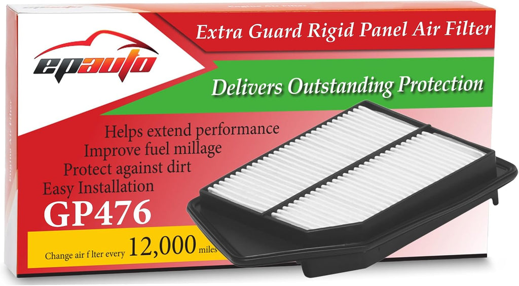 EPAuto GP476 (CA11476) Engine Air Filter Replacement for Honda and Acura