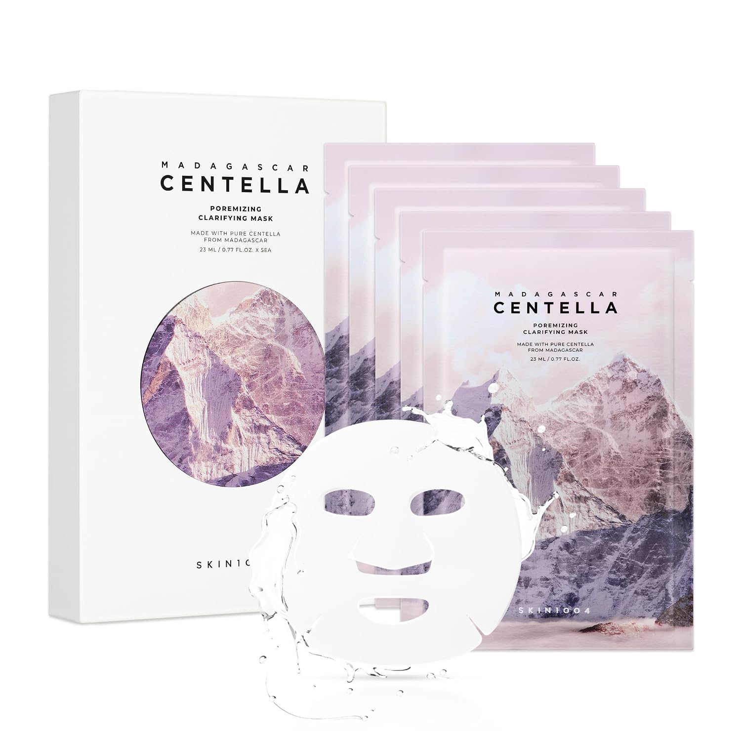 Poremizing Clarifying Mask, Face Mask Skincare for Pore Elasticity, Pore Minimizer for face, Gentle Exfoliating Sheet