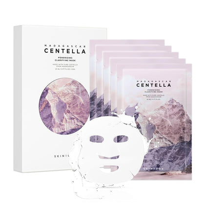 Poremizing Clarifying Mask, Face Mask Skincare for Pore Elasticity, Pore Minimizer for face, Gentle Exfoliating Sheet