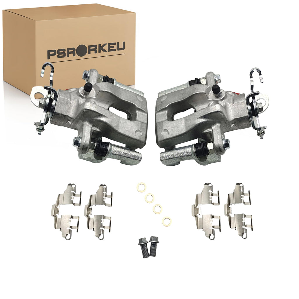 Rear Disc Brake Caliper Pair with Bracket 18-B5310