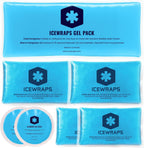 Reusable Ice Packs Compact in 4 Sizes, Soft Cooling Pack 7 Pack