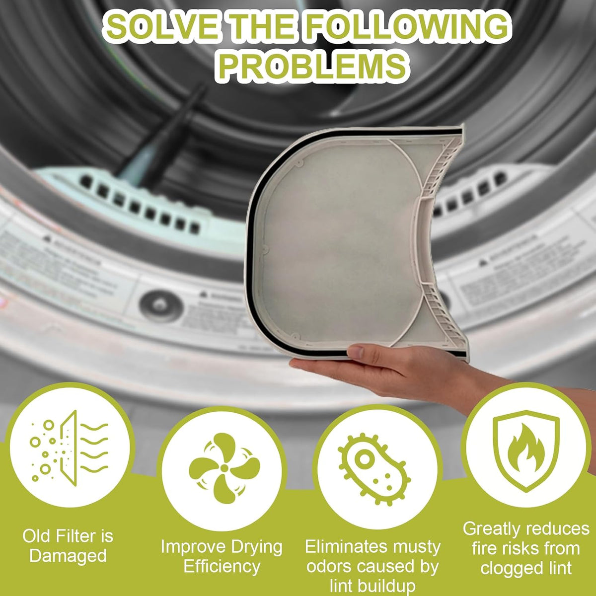 DLE2301W DLE2516W DLE2301W Dryer Lint Filter