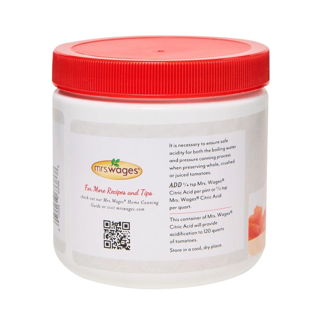 Citric Acid, Preserves Taste & Freshness, 12 oz Jar