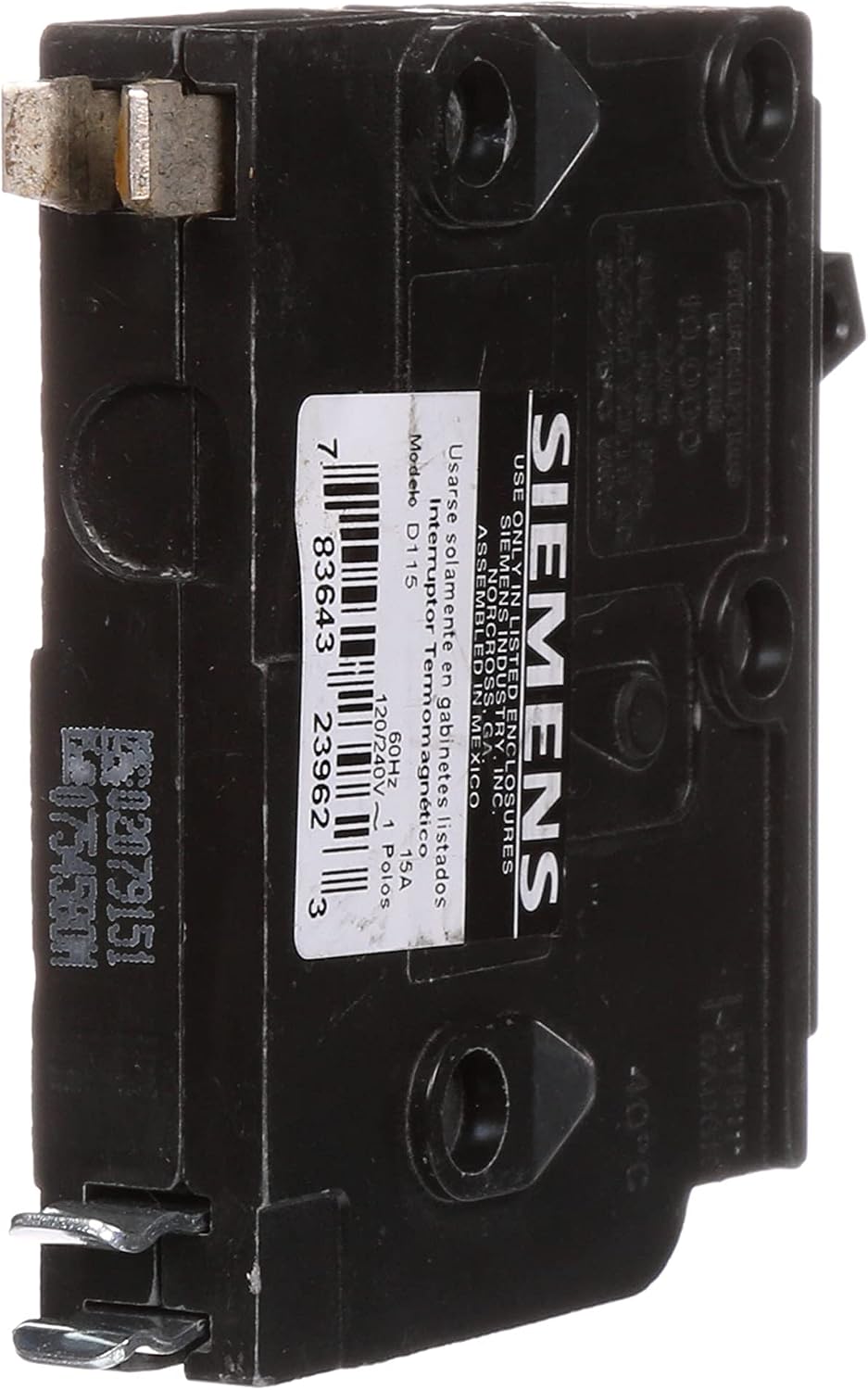 Siemens 15-Amp Siemens D115 QO Replacement Single Pole Circuit Breaker