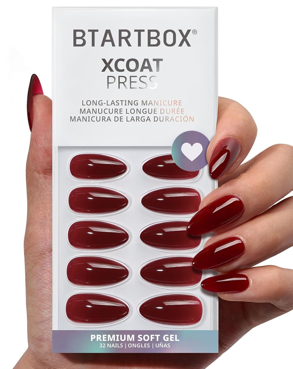 Halloween Press On Nails, Short Almond Fake Nails, 32Pcs Full Kit