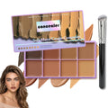 8 Shade Color Correcting Concealer Palette Undereye Cream Matte Concealer