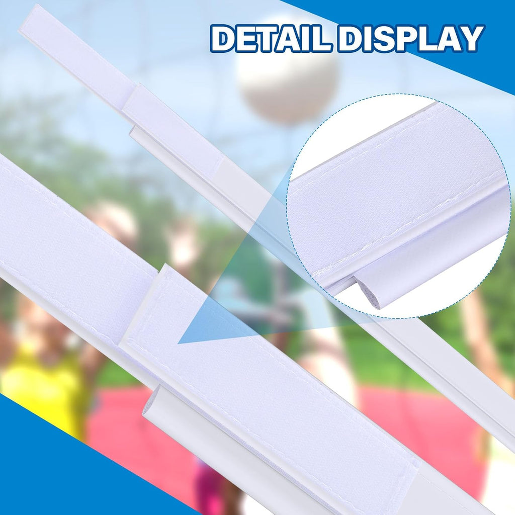 2 Pcs Volleyball Net Antenna Sleeves, 40" Volleyball Antenna Pocket | (No Antennas Included) Indoor and Beach
