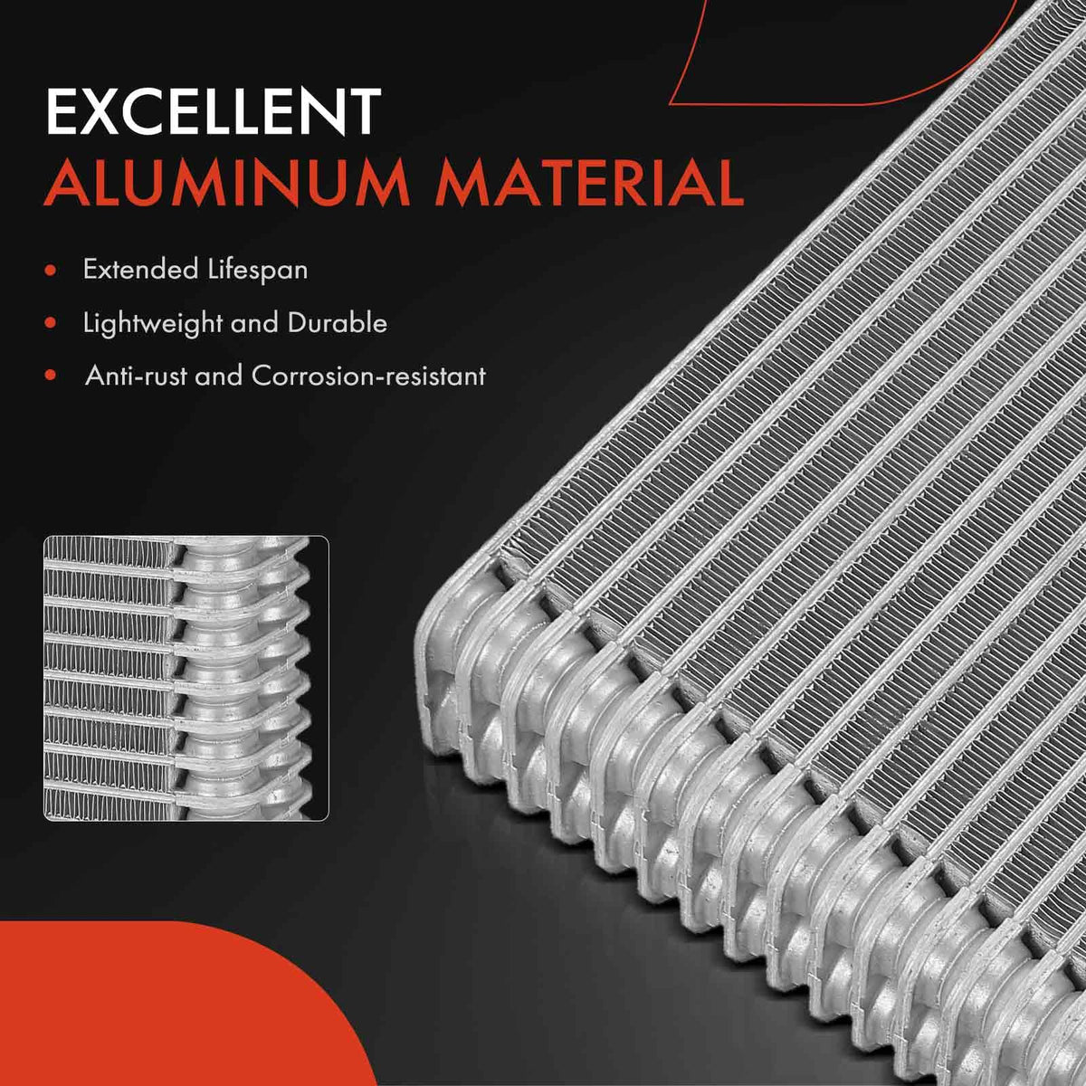 A-Premium AC Evaporator Core Compatible with Freightliner