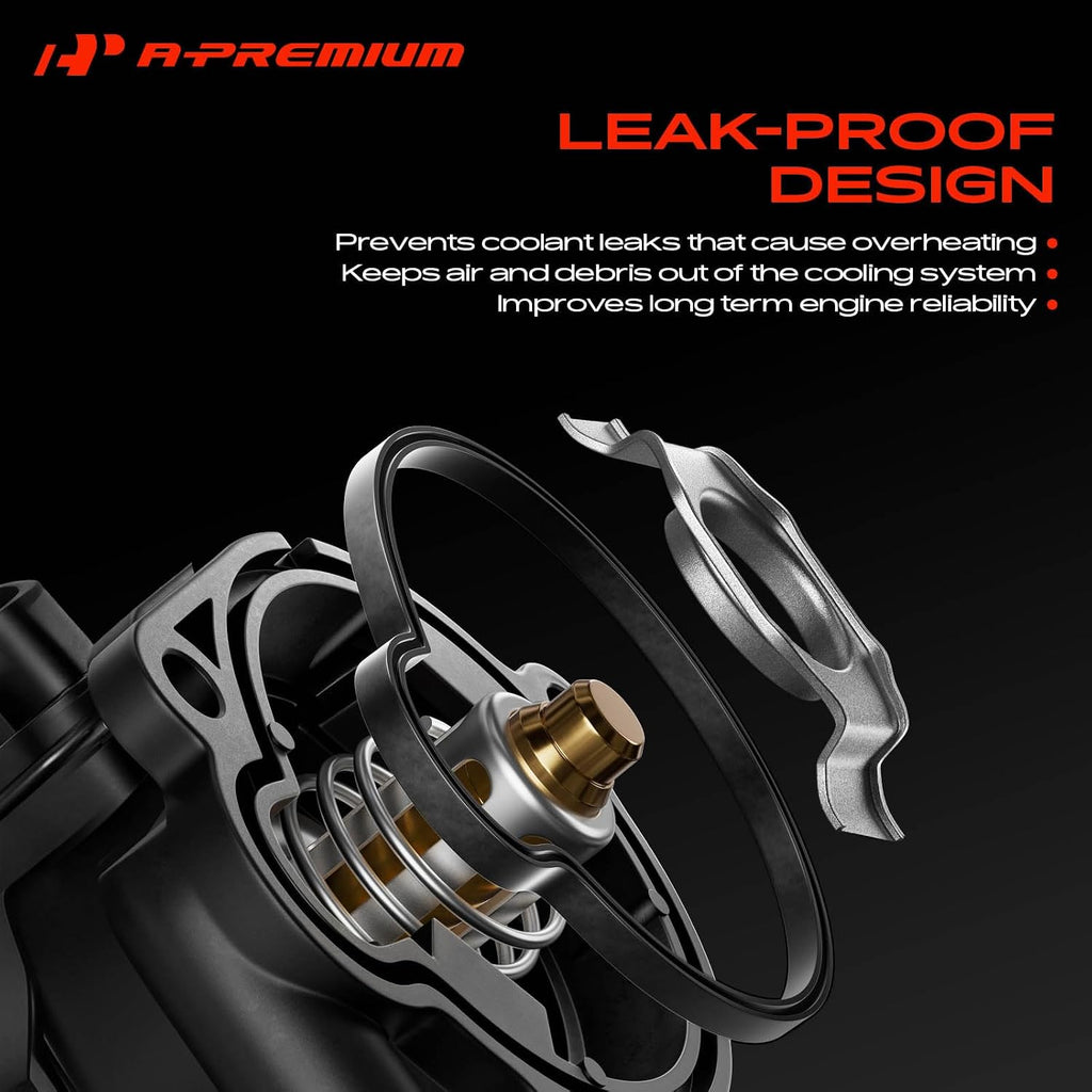 A-Premium Engine Coolant Thermostat Housing Assembly with Seal