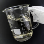 Beaker with Handle, 1000ml/33.81oz Measuring Cup, Borosilicate Glass,Beaker Mug with Pouring Spout