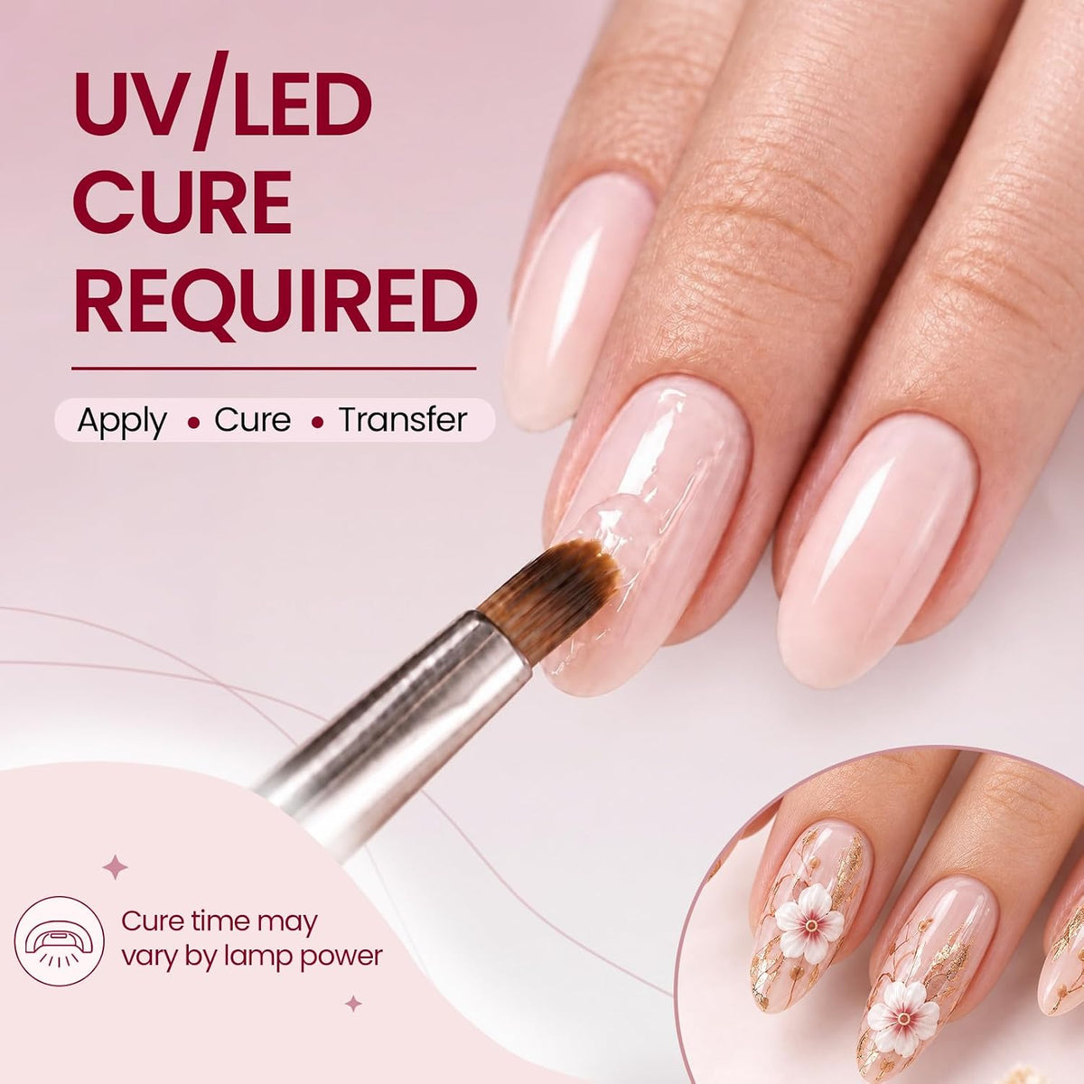 HEMA&TPO Free 15ml Nail Foil Gel Transfer Gel