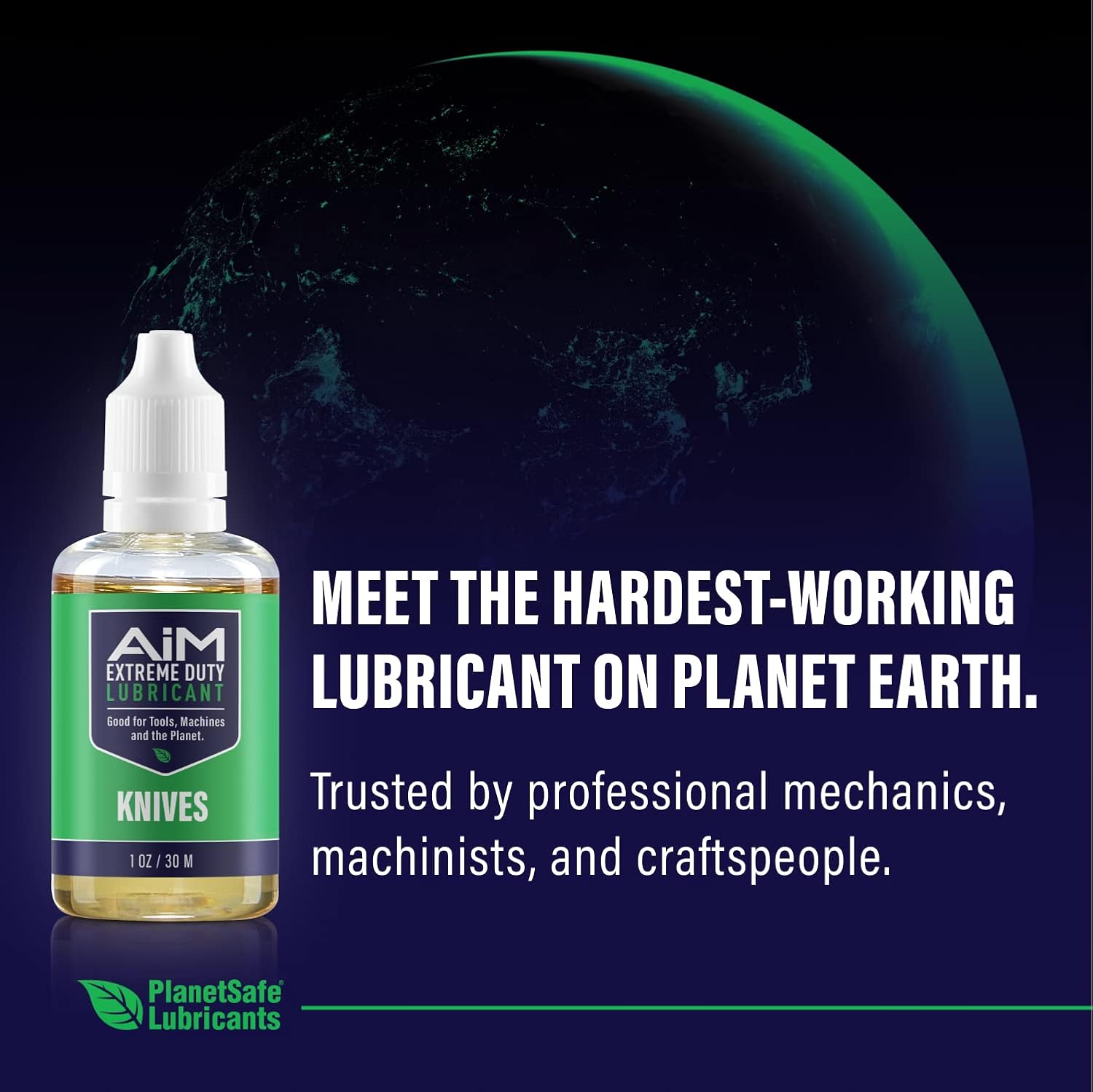 AiM Knife Oil - 1oz - Pivot Lube & Pocket Knife Cleaning - Non-Food Grade Mineral Mixture - Nano Technology - Blade