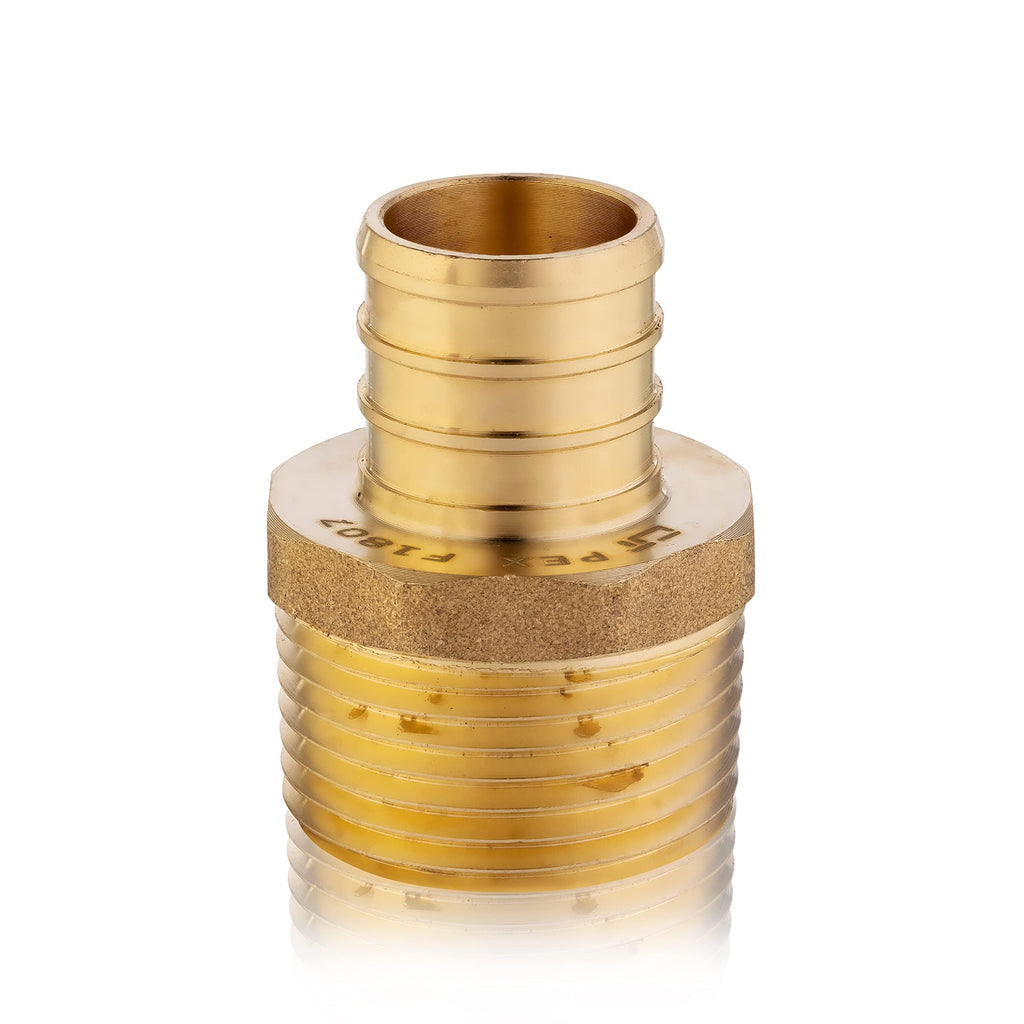 20-PACK EFIELD Pex Fitting,1" x 1"NPT Male Adapter(PEX1807022-20)