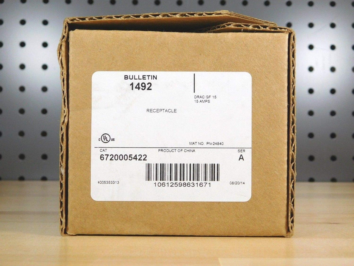 WEIDMULLER 6720005422 Connector AC Power, Receptacle, 15A 125V
