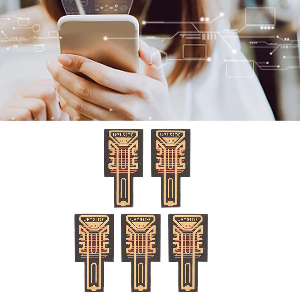 Portable Cell Phone Signal Booster, 5-Pack Adhesive Boosters for Elevators, Cars, Remote Locations