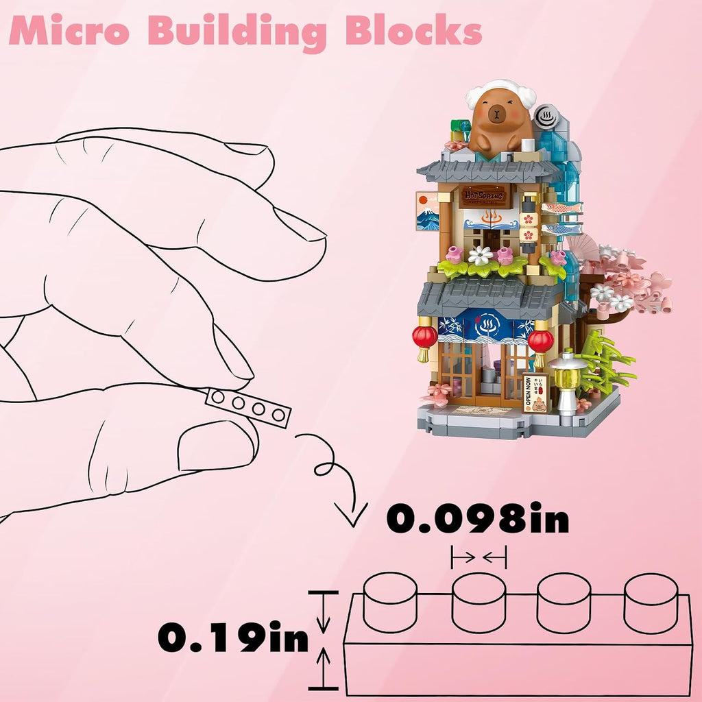 Bear Cub’s Bakery Mini Micro Building Blocks Toy Set