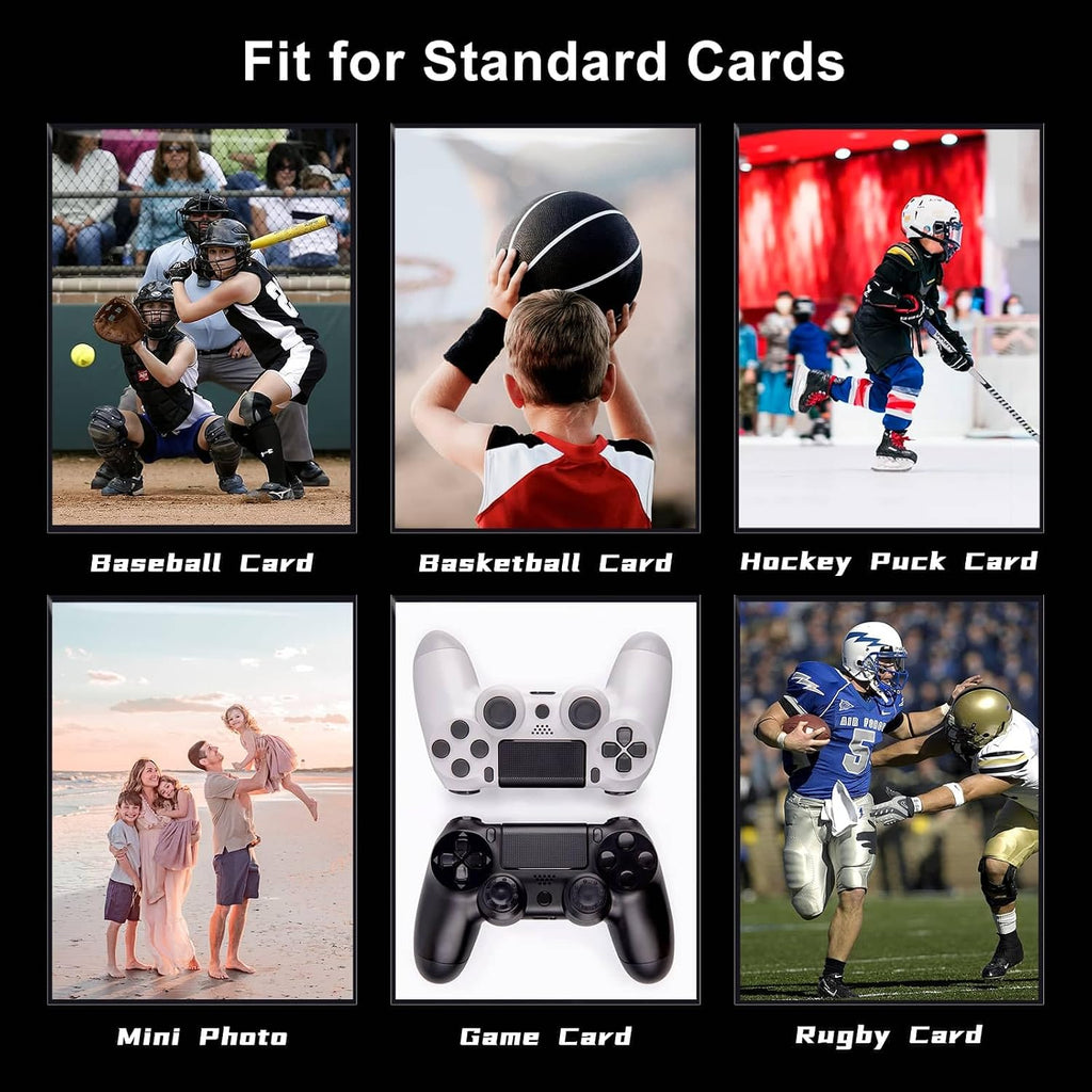 1000ct Soft Trading Card Sleeves - Clear Penny Sleeves, Toploaders for Trading Cards, Card Protector Sleeves for