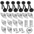EXERAUO Garage Door Hinges and Rollers for 8 Ft High Doors Hardware Kit