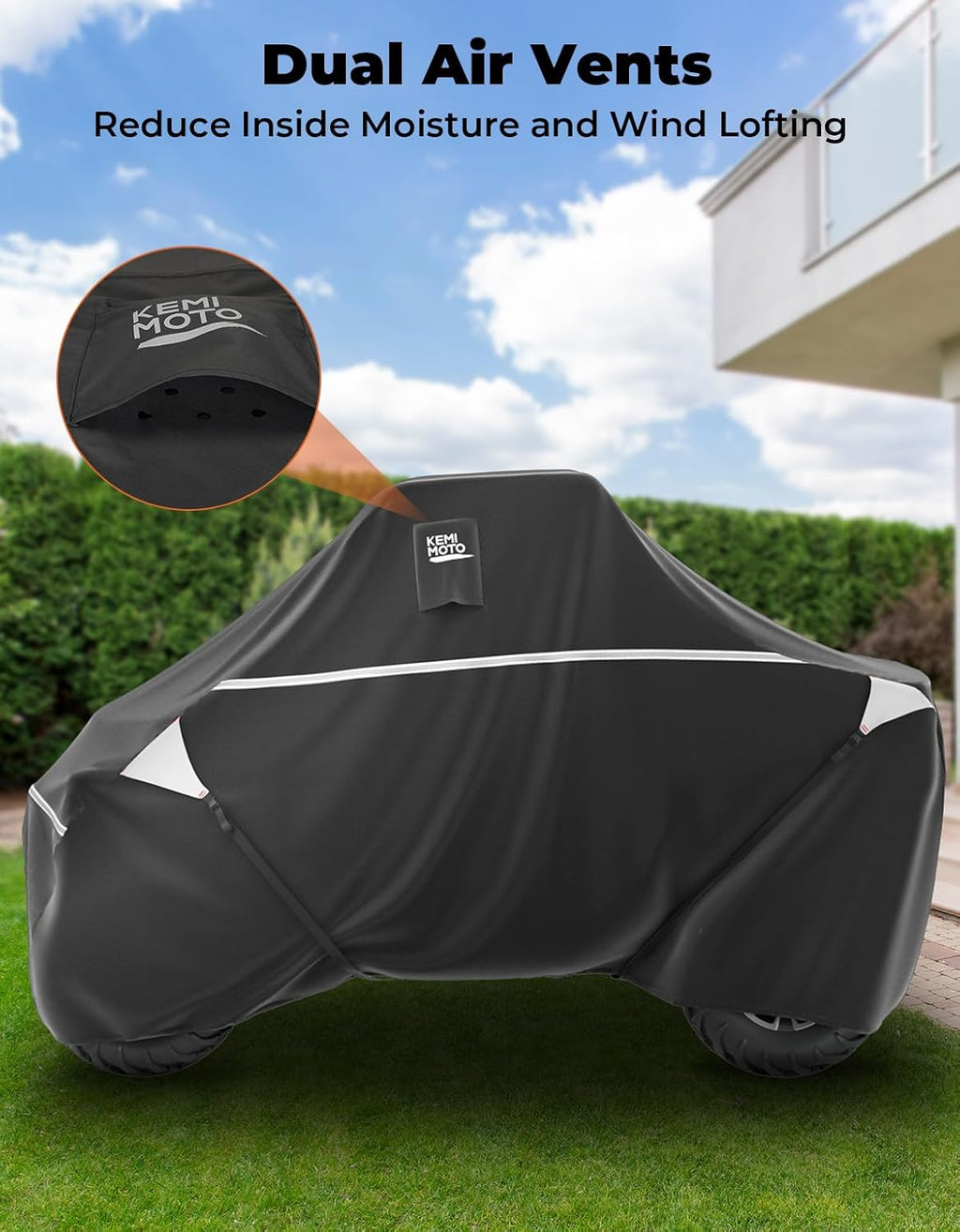UTV Cover 2 Seater Side by Side Cover Waterproof, 130" x 58" x 70" | Travel Outdoor Tear Resistant All-Weather