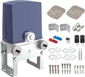 Automatic Chain Drive Sliding Gate Opener with 2 Remote Controls, 280W Electric Gate Motor for Driveway Slide Gate Up