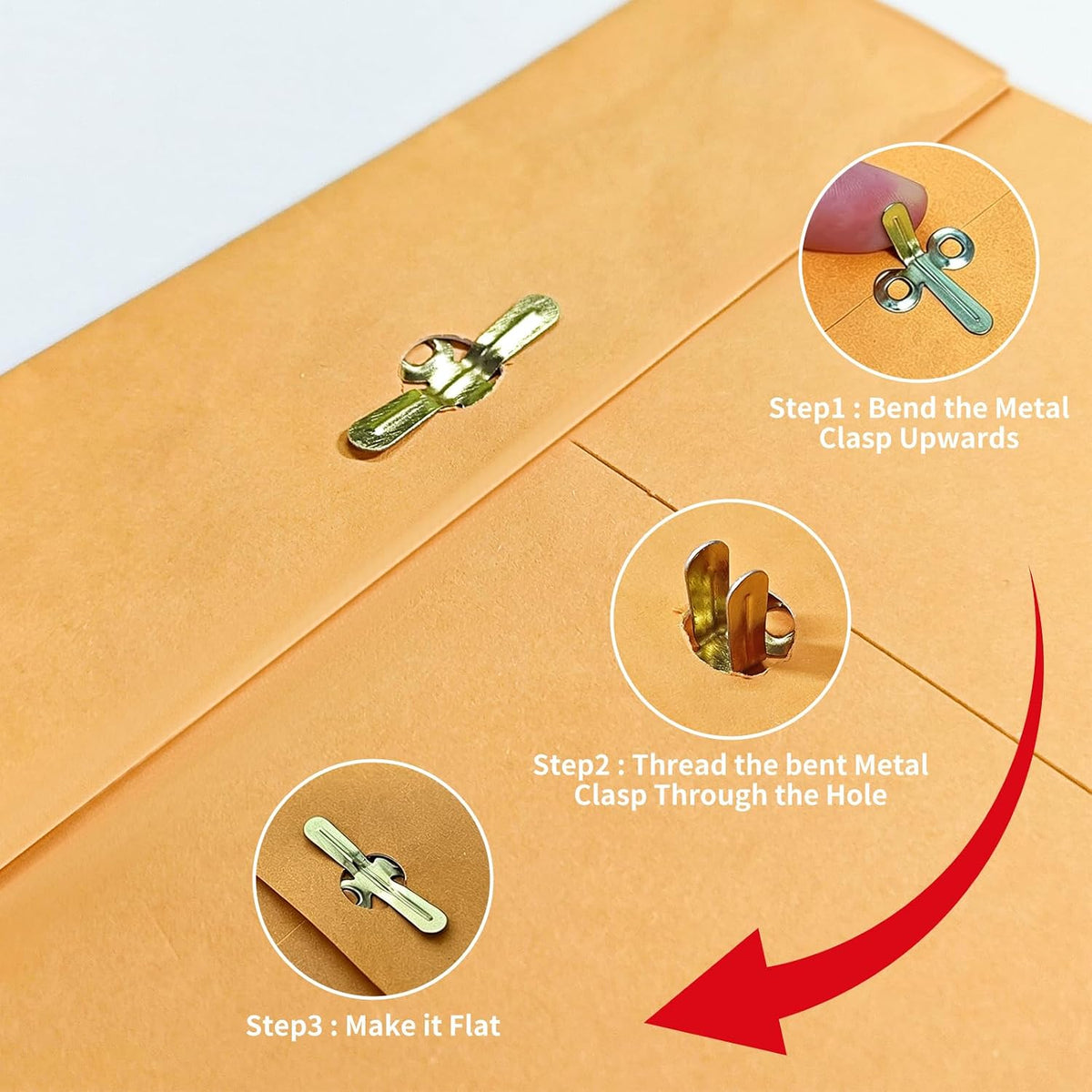 Clasp Envelopes 6x9, 20 Pack, Yellow Brown Kraft Manilla