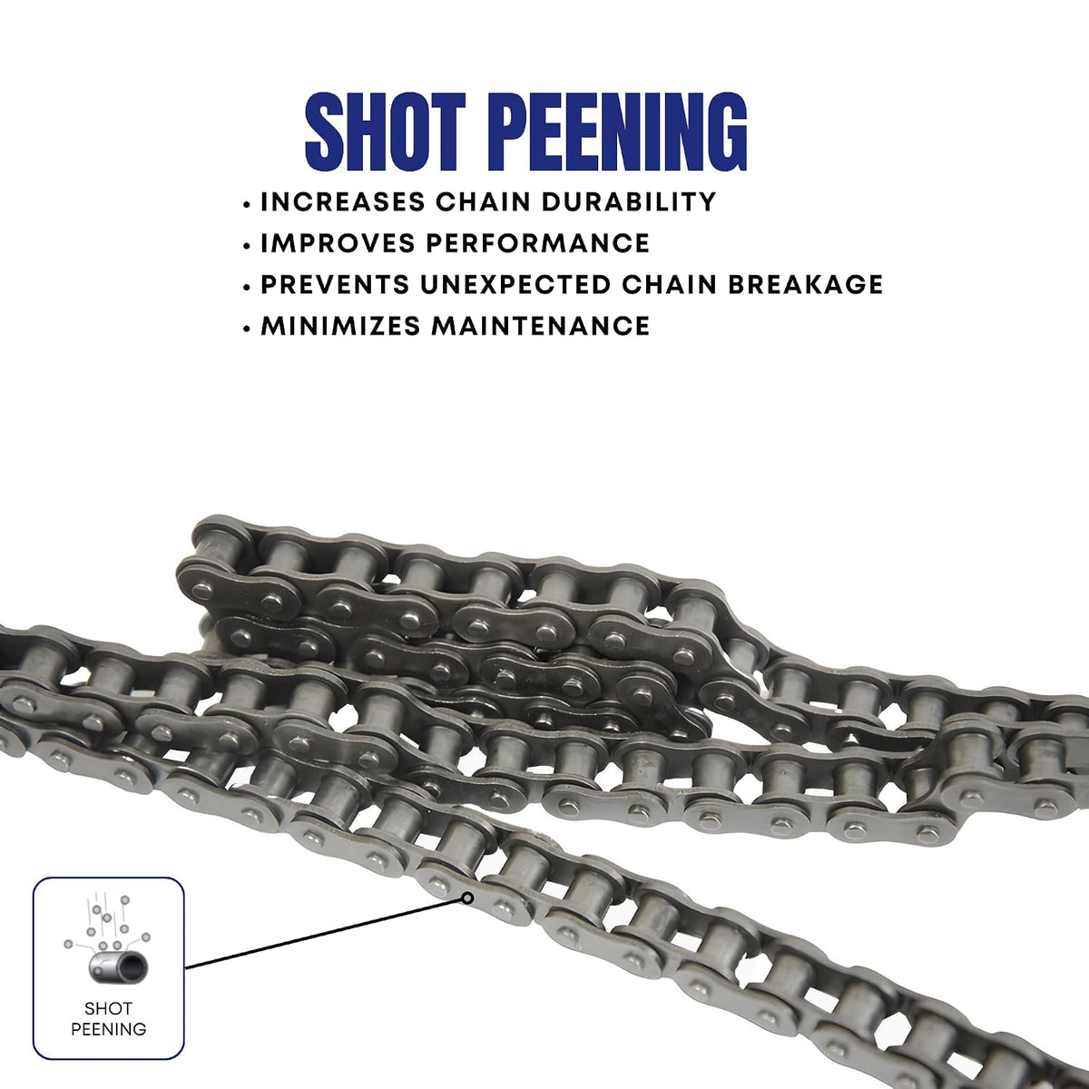 Jeremywell #41 Roller Chain 10FT with 3 Connecting Links and 2 Offset Links