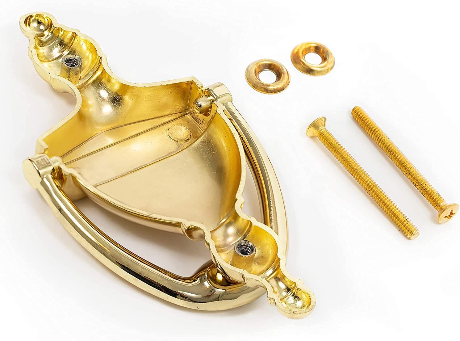 6-5/16 Inches Bright Brass Door Knocker