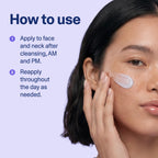 Gel Face Moisturizer, Hyaluronic Acid Lotion for All Skin Types